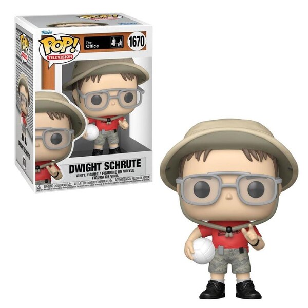 The Office Dwight Schrute With Volleyball Funko POP! Vinyl