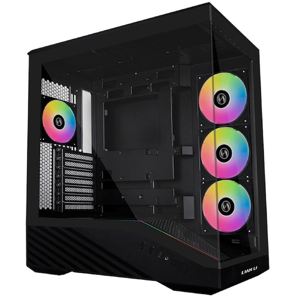 Lian Li Vector V100 ARGB Mid Tower ATX Case - Black (PC-V100RX)