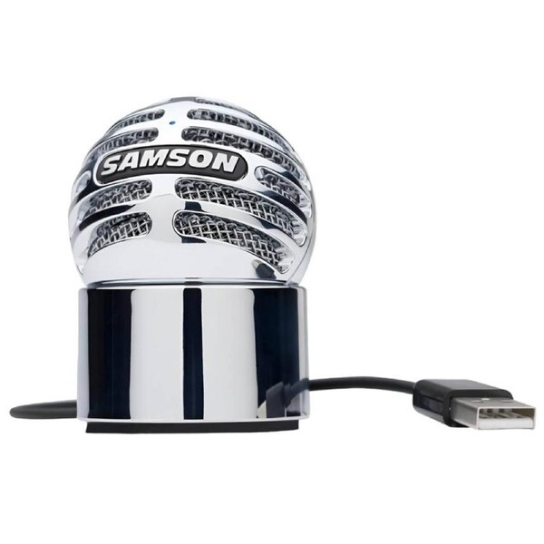 Samson Metreoite USB Studio Microphone - Silver [ESAMETEORITE]