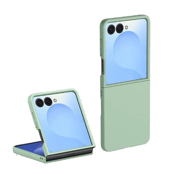 For Samsung Galaxy Z Flip7 Slim Case, Drop Protection, Soft-Touch Finish, Mint Green