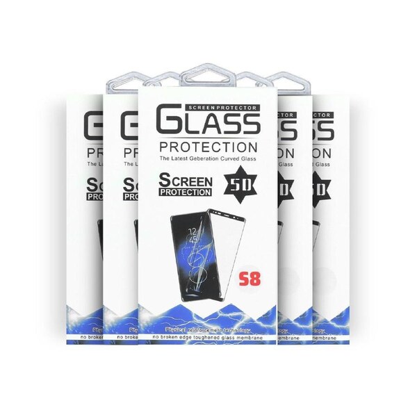 Bulk Pack of 10 Samsung Galaxy S8 Glass Phone Screen Protector GLASS-SAMS8X10