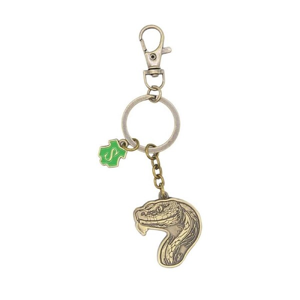 Harry Potter - Slytherin (with Crest Charm) Keyring