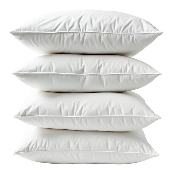 Royal Comfort 4 Pack Duck Feather & Down Pillows