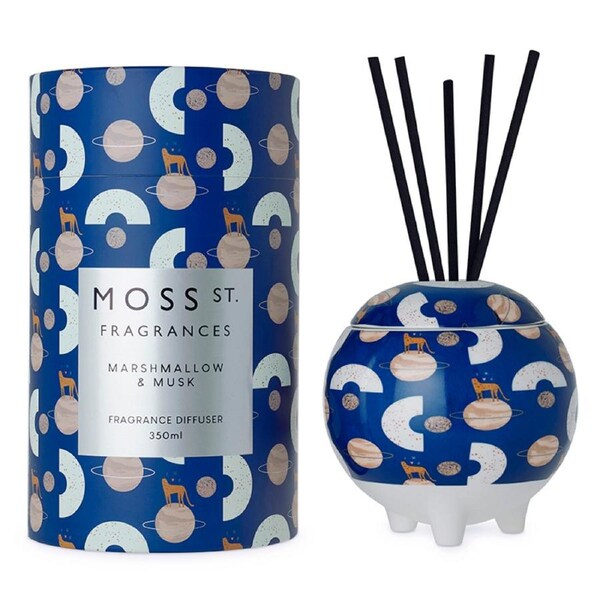 Moss St. Marshmallow & Musk Large Ceramic Diffuser 350ml