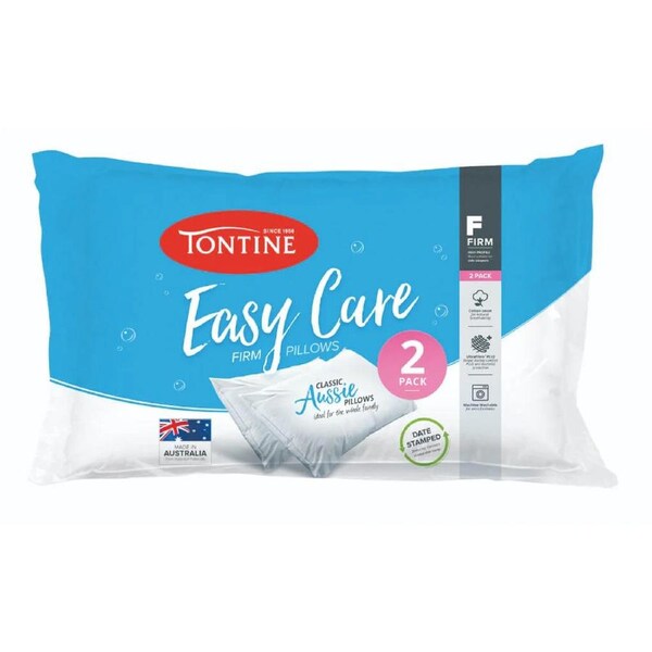 Tontine Easy Care Firm Pillow 2 Pack