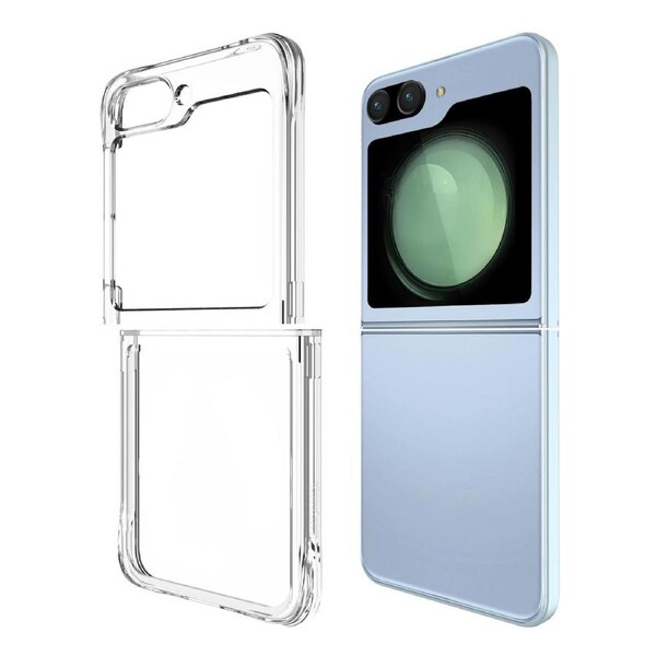 iCoverLover For Samsung Galaxy Z Flip7 FE Case Shock-proof Cover, Clear