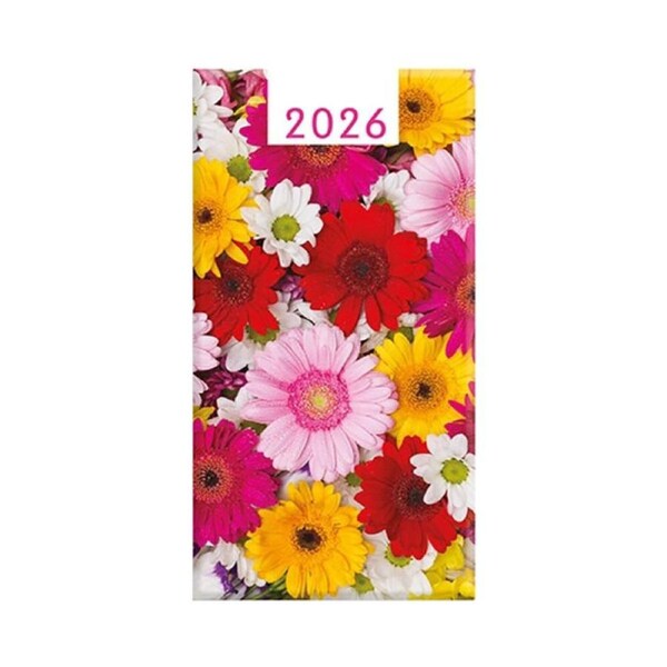 2026 Diary Fashion Slim Week to View Sunflowers, Design Group YCORDIA4A005