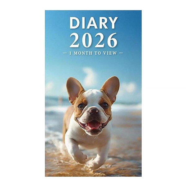 2026 Planner Month to View Dogs, Design Group CAL26057