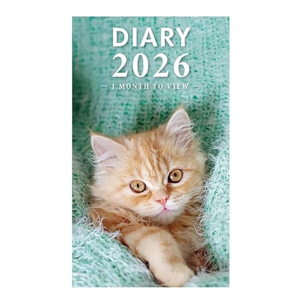 2026 Planner Month to View Cats, Design Group CAL26058