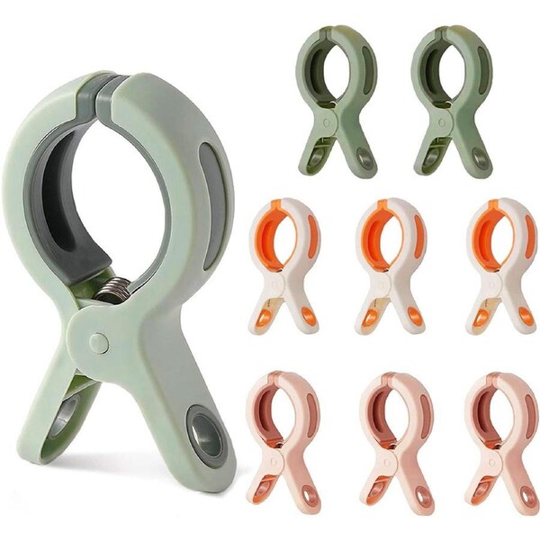 9 Pieces Clothes Drying Clips Windproof Anti Slip Large Clips for Laundry Drying