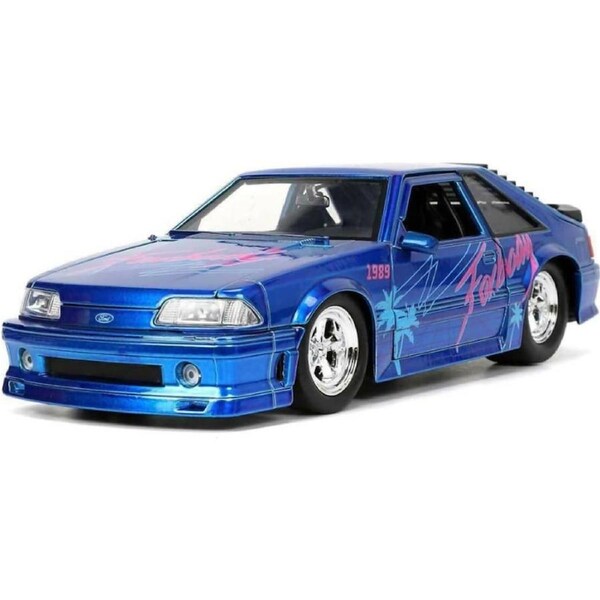 Jada Toys - I Love the 80'S 1989 Ford Mustang GT 1:24 Scale Diecast Vehicle