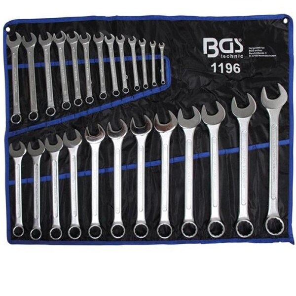 NEW BGS TECHNIC COMBINATION SPANNER SET 1196 25 Pce