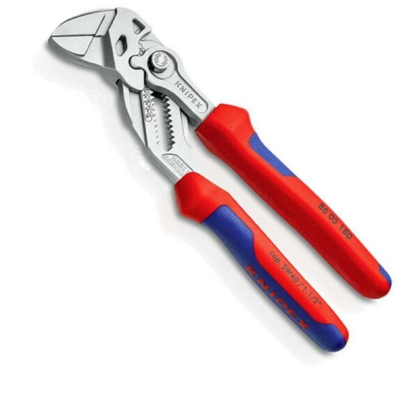 NEW KNIPEX 8605180 180mm PLIERS WRENCH