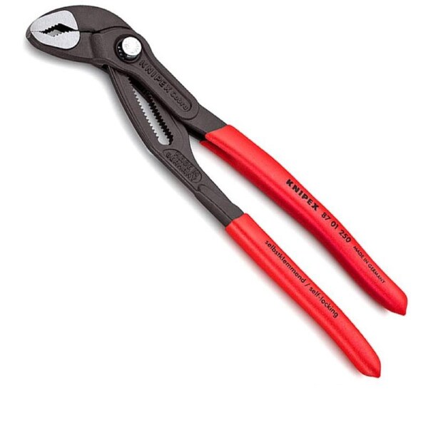 NEW KNIPEX 8701250 250mm COBRA WATER PUMP PLIERS