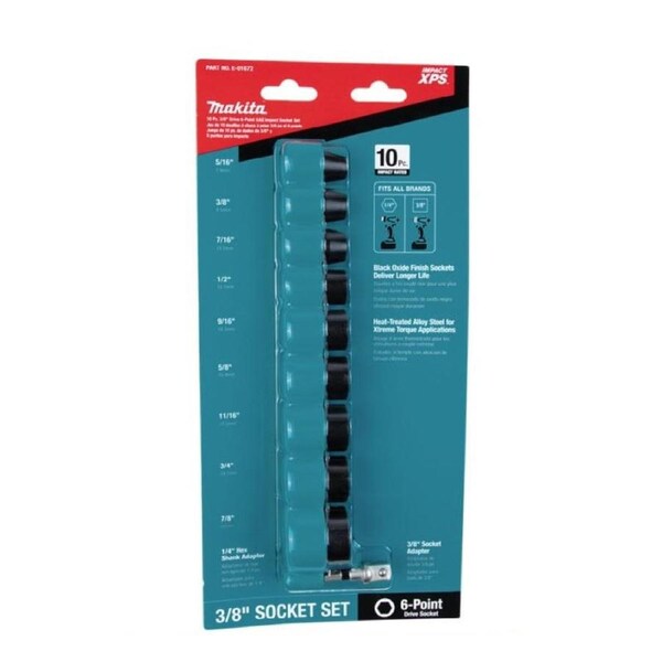 MAKITA IMPACT XPS SAE SOCKET SET E-01672