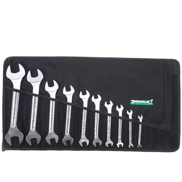 STAHLWILLE 10/10 METRIC DOUBLE OPEN SPANNER SET 96400307