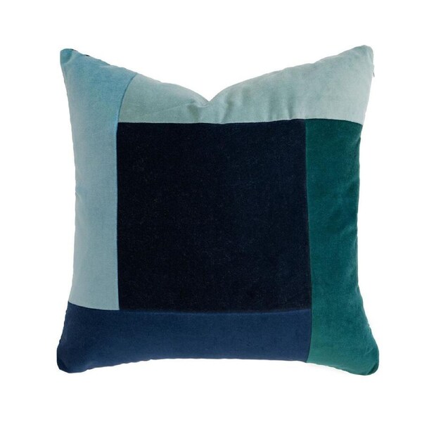 Bambury Lulu Square Sofa Cushion Decorative Throw Pillow 50x50cm Ocean