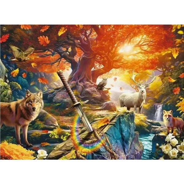 Ravensburger - Excalibur Forest Puzzle 500pc