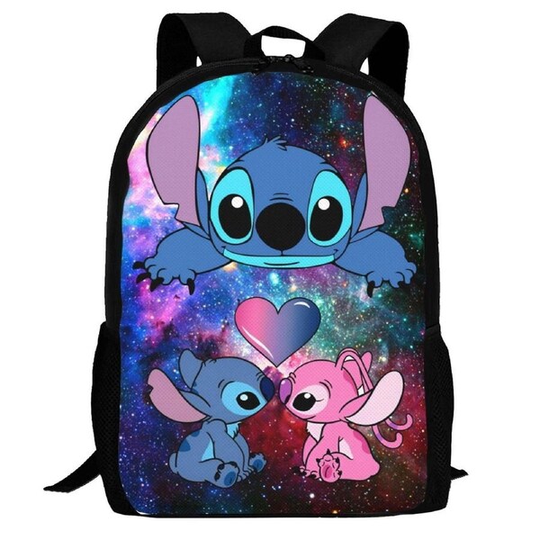 Stitch Backpack,3d Print Laptop Backpack Lightweight Casual Daypack Bookbag Multi-Function Travel Backpack