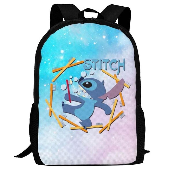 Stitch Backpack,3d Print Laptop Backpack Lightweight Casual Daypack Bookbag Multi-Function Travel Backpack