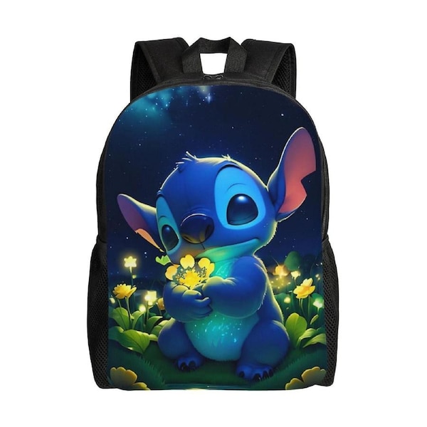 Kids Stitch Backpack 3D Print Cartoon Anime Backpacks Teenagers Backpack Boys And Girls School Bag