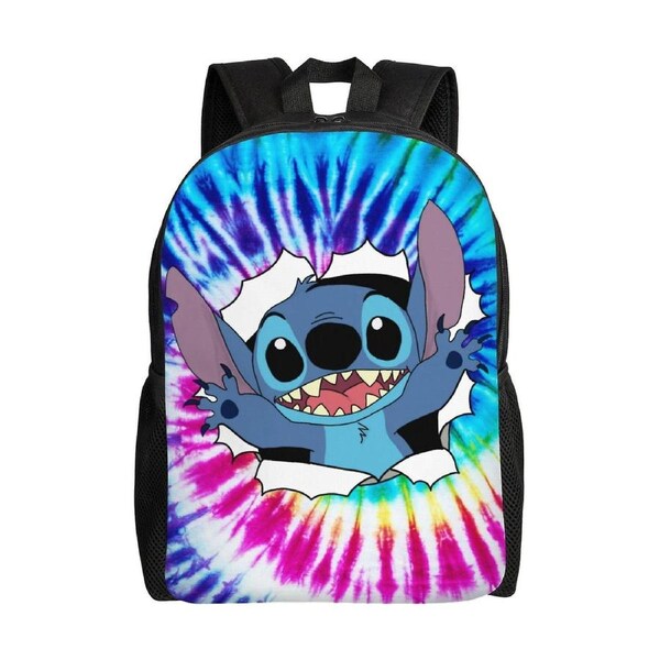 Kids Stitch Backpack 3D Print Cartoon Anime Backpacks Teenagers Backpack Boys And Girls School Bag