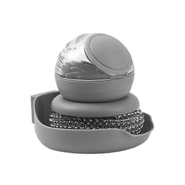 Kitchen Wash Pot Dish Brush Washing Utensils with Automatic Soap Liquid Dispenser Household Cleanin