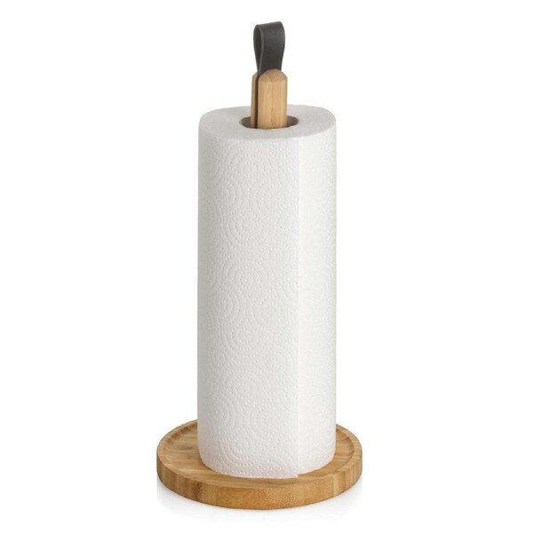 Wall-Mounted Kitchen Roll Holder - Adjustable Dispenser with Tear-Off Edge