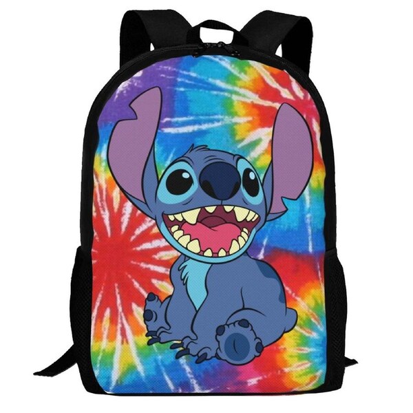 Stitch Backpack,3d Print Laptop Backpack Lightweight Casual Daypack Bookbag Multi-Function Travel Backpack