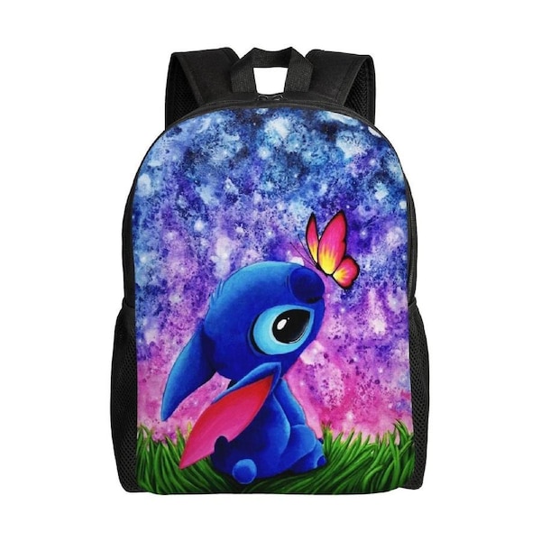 Kids Stitch Backpack 3D Print Cartoon Anime Backpacks Teenagers Backpack Boys And Girls School Bag