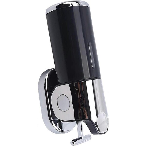 1 Wall Mounted Soap Dispenser With Wall Mount Holder For Shower Gel, Shampoo, Liquid Soap, Hand Cleaner, Lotion Dispenser For Kitchen, Toilet, Bathroo