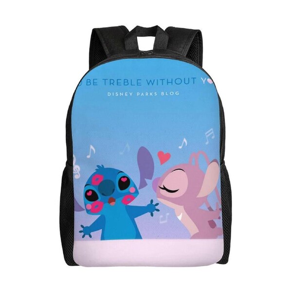 Stitch Backpack Simple Lightweight Casual Backpack for Adult Children Student, Travel Backpack Laptop Backpack for College Work Camping