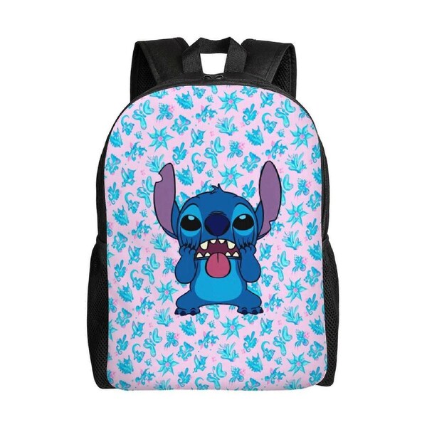 Stitch Backpack Simple Lightweight Casual Backpack for Adult Children Student, Travel Backpack Laptop Backpack for College Work Camping
