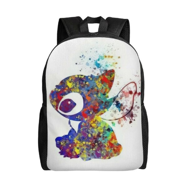 Stitch Backpack Simple Lightweight Casual Backpack for Adult Children Student, Travel Backpack Laptop Backpack for College Work Camping