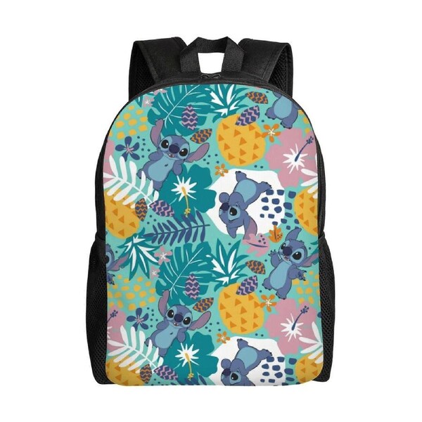 Stitch Backpack Simple Lightweight Casual Backpack for Adult Children Student, Travel Backpack Laptop Backpack for College Work Camping