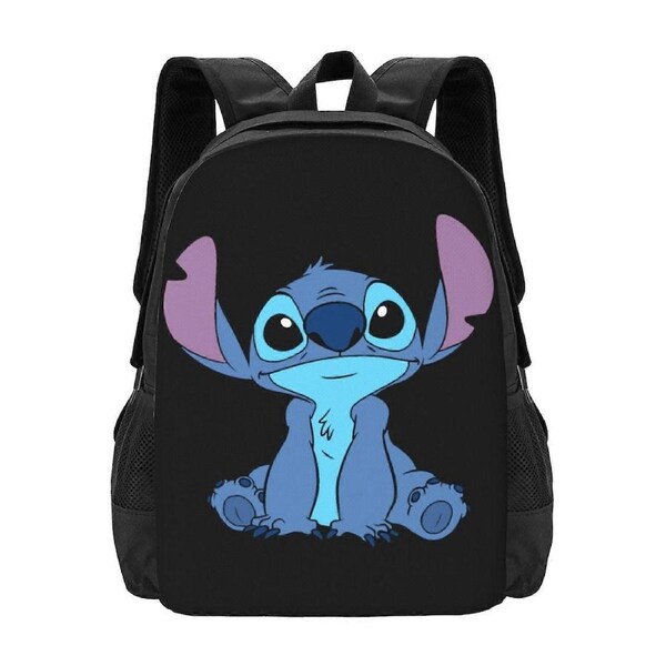 Stitch Backpack,3d Print Laptop Backpack Lightweight Casual Daypack Bookbag 16.5 In