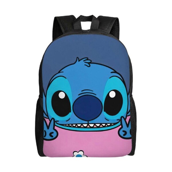 Stitch Backpack Simple Lightweight Casual Backpack for Adult Children Student, Travel Backpack Laptop Backpack for College Work Camping