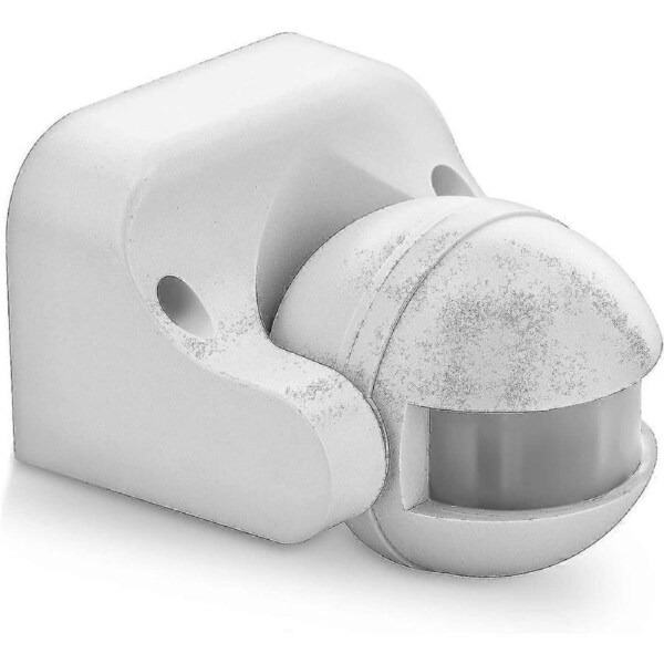 1x Infrared Motion Detector Wall Mountable 180 Tilt12m Range White