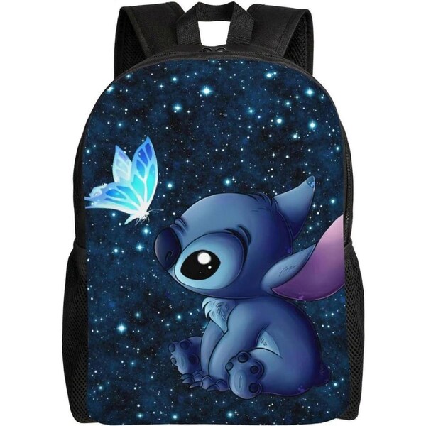 Stitch Backpack 17 Inch Laptop Backpack Lightweight Travel Backpack Laptop Daypack for Men Women Hiking Travel