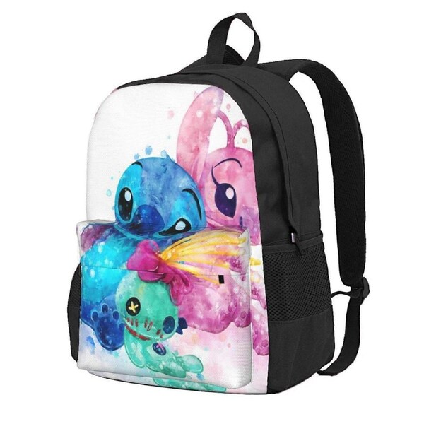 Stitch Backpack Large Capacity Casual Travel Backpack Laptop Backpack, Adult Children Student Backpack for College Work Camping
