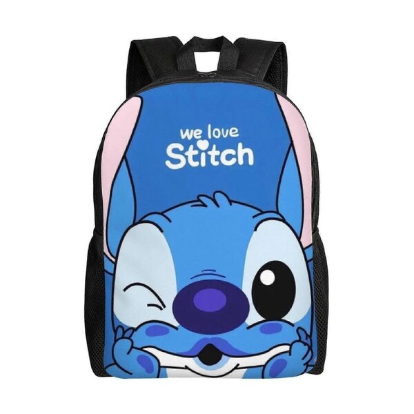 Unisex Cute Stitch Backpacks School Bag Bookbag Casual Daypack Backpacks for Travel Hiking