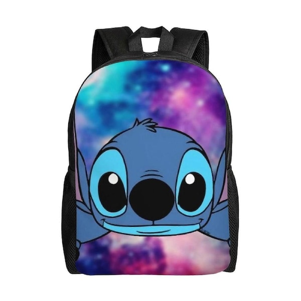 Stitch Backpack Simple Lightweight Casual Backpack for Adult Children Student, Travel Backpack Laptop Backpack for College Work Camping