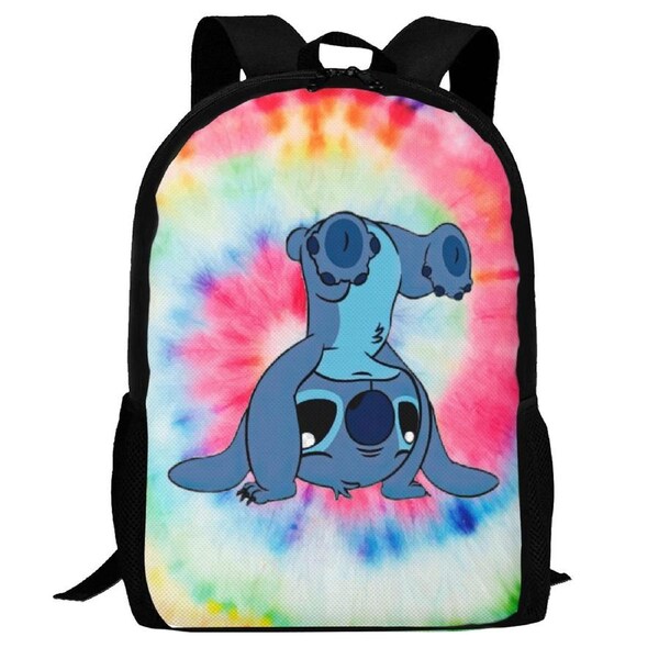 Stitch Backpack for Kids Boys Girls Large Capacity Multifunction School Backpacks Lightweight Sports Travel Laptop Bag Daypack