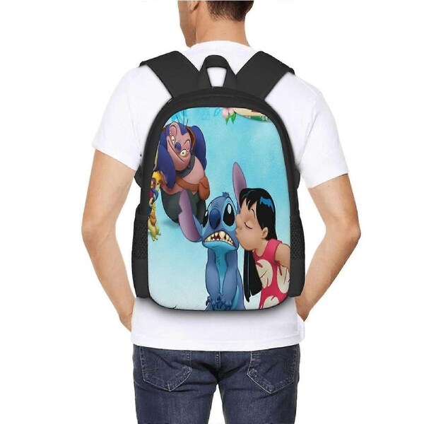 Backpack 1798HE Lilo And Stitch Backpack Large Capacity Laptop Bag Lightweight Adjustable Straps Casual Large Capacity1798BE