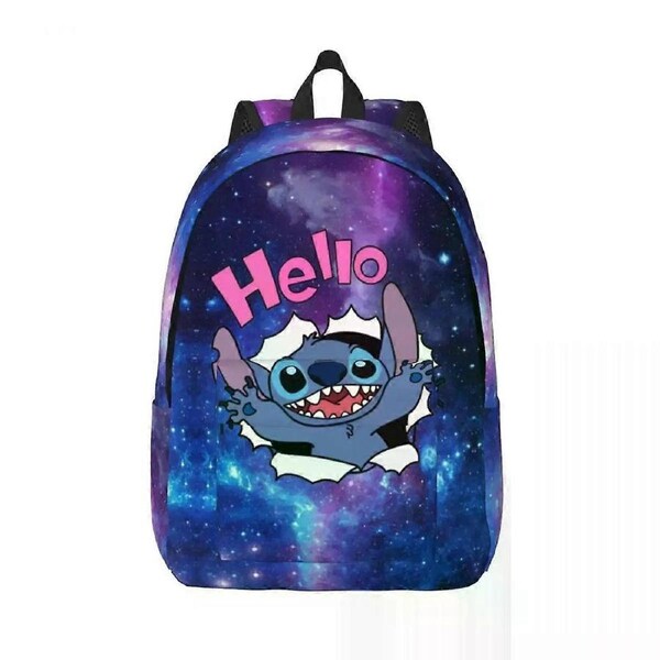 i141 Backpack Stitch Perfect Gift Backpack for Men Women Cool Student Business Lilo and Stitch Outdoor WtN141