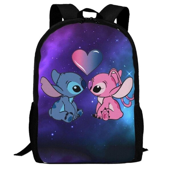 N376 Stitch Backpack,3d Print Laptop Backpack Lightweight Casual Daypack Bookbag Multi-Function Travel Backpack k376