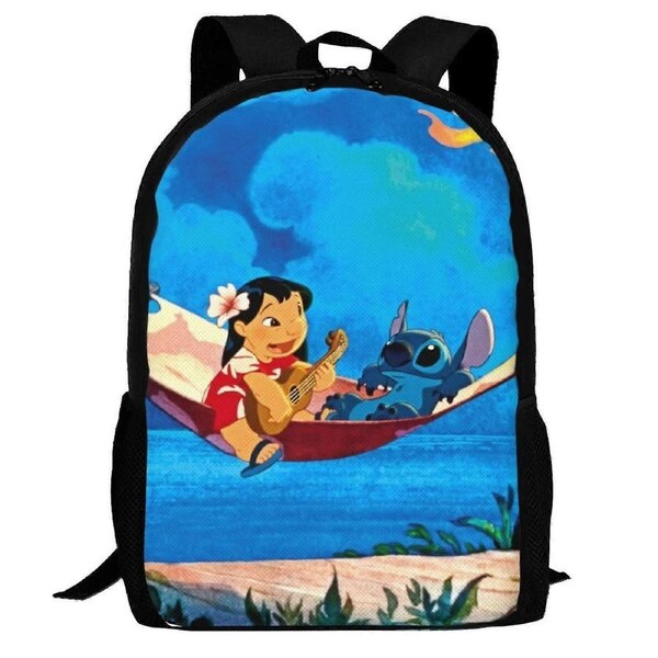 y1541 Stitch Backpack,3d Print Laptop Backpack Lightweight Casual Daypack Bookbag Multi-Function Travel Backpack u1541