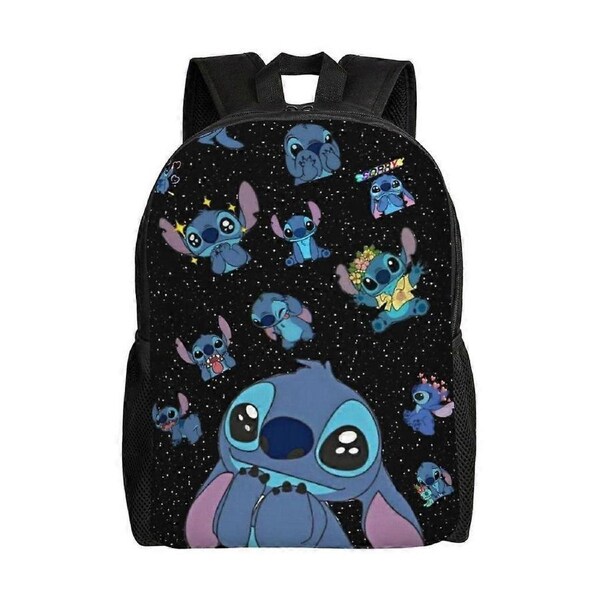 Stitch Backpack Teenager School Bag Canvas Notebook Backpack Bag Unisex-hk2321