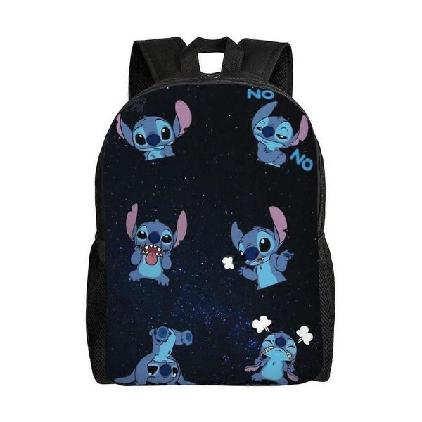 Stitch Backpack Teenager School Bag Canvas Notebook Backpack Bag Unisex-hk2316