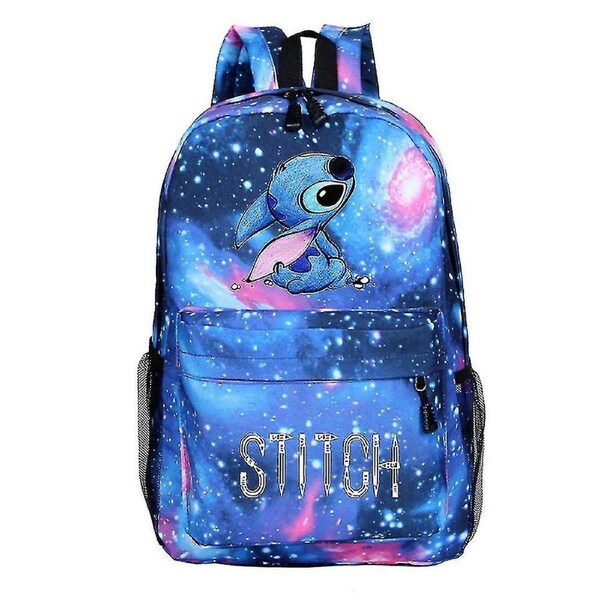 Lilo & Stitch Backpack Student School Bag Kids Boys Girls Travelbag Gift [XH]